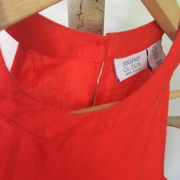 Vibrant linen shift dress - Picture 8 of 13
